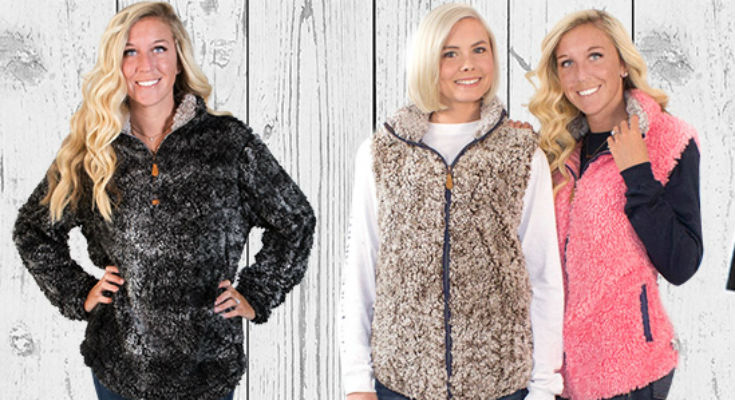 Sherpa Vest & Pullovers From Simply Southern