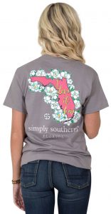 Simply Southern Preppy Tees Florida I Love it Here T-shirt