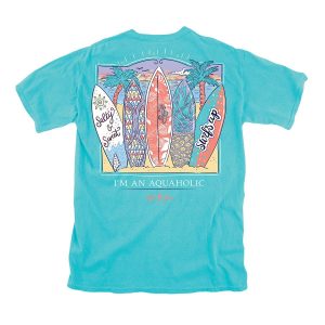 Lily Grace Surfboards T-Shirt  Cute Beach Summer Surfboards Shirt