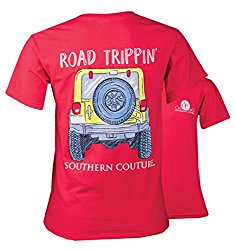 Southern Couture SC Comfort Road Trippin Womens Classic Fit T-Shirt  Paprika