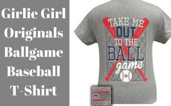 Girlie Girl Originals Take Me Out To The Ball Game Baseball T-Shirt