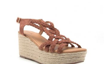 Qupid Shoes Caleb Braided Platform Wedges