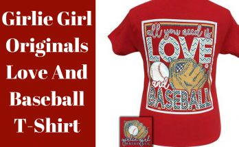 Girlie Girl Originals Love And Baseball T-Shirt