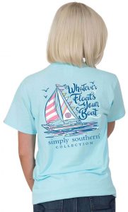 Simply Southern Boat T-Shirt  Whatever Floats Your Boat T-Shirt