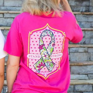 Itsa Girl Thing Breast Cancer Pink Ribbon T-Shirt  Stand Strong