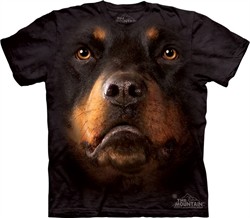 Rottweiler Shirt Dog Face T-shirt