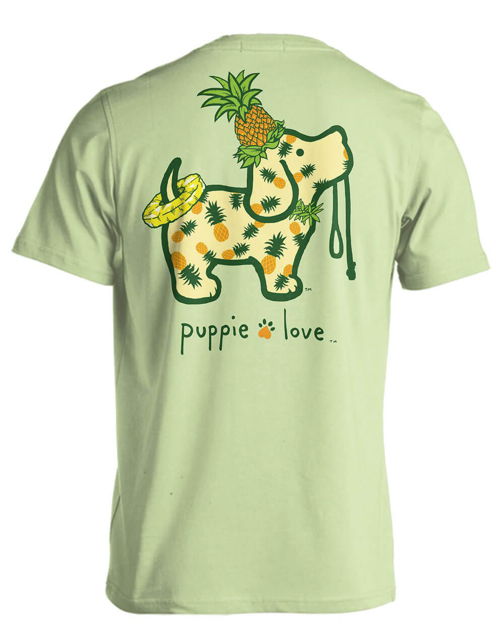Puppie Love Pineapple Puppy T-Shirt