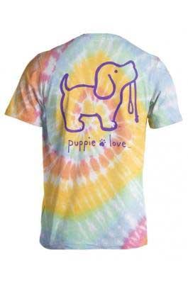 Puppie Love Tie Dye Puppy T-Shirt