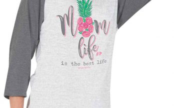 Simply Faithful Mom Life Pineapple Baseball Tee For Women By Simply Southern