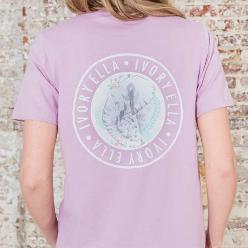 Ivory Ella Fit Orchid Matriarch Tee
