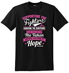 Supporting The Fighters  Honoring The Taken  Hope Cancer T-Shirt