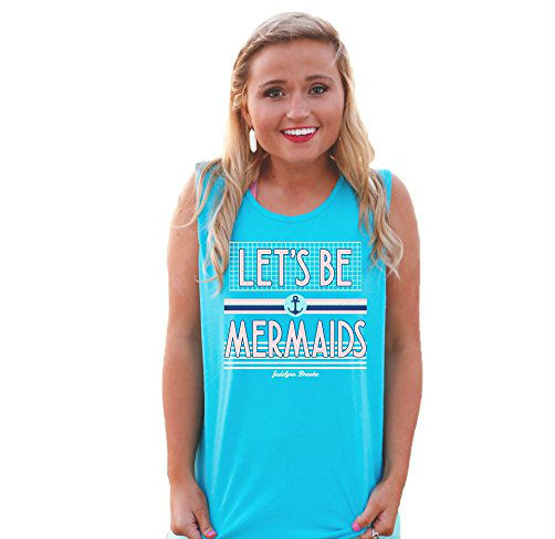 Jadelynn Brooke Womens Tank Lets Be Mermaids
