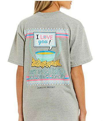 Jadelynn Brooke I Love You Queso Short Sleeve Graphic Tee