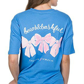 Lauren James Bows and Bashful Tee - Short Sleeve