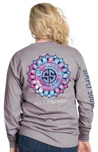 Simply Southern Long Sleeve T-Shirt Buttercup Design