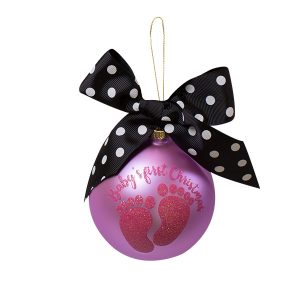 Baby Girl First - Cute Simply Southern Christmas Tree Holiday Ornaments