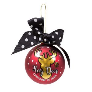 Hey Deer - Cute Simply Southern Christmas Tree Holiday Ornaments