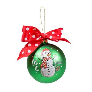 Let It Snowman - Cute Simply Southern Christmas Tree Holiday Ornaments