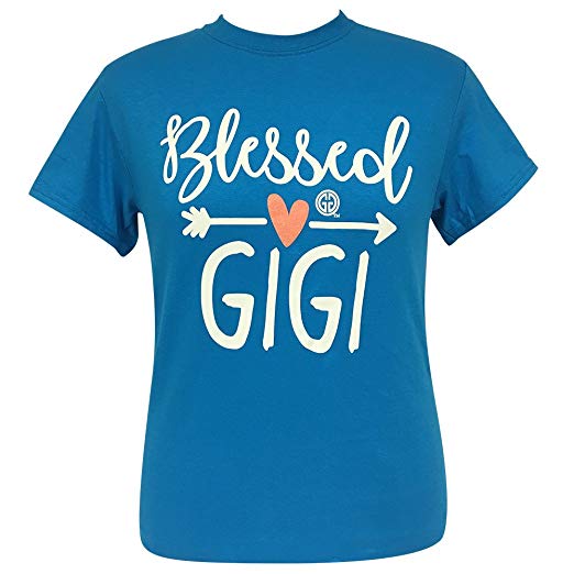 Girlie Girl Originals Blessed Gigi Sapphire Short Sleeve Tee