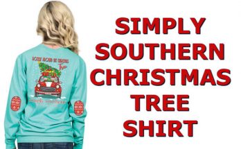 Cute Elves Simply Southern Christmas Tree Shirt
