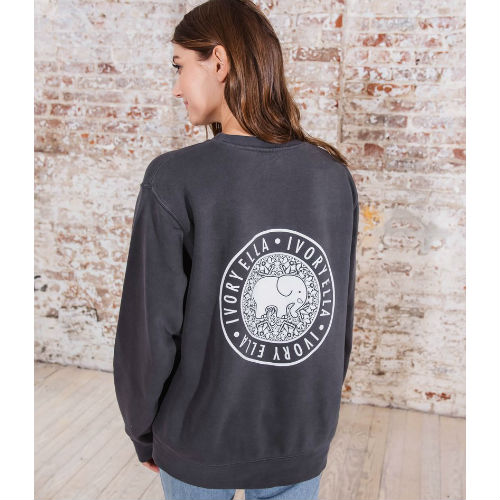 ivory ella vintage blue sweatshirt