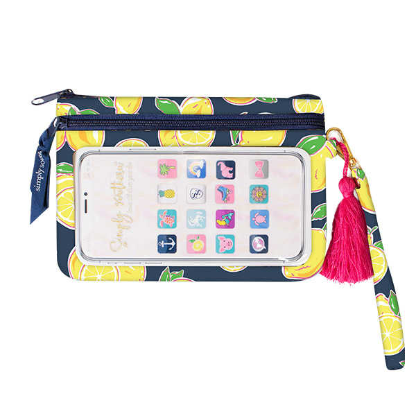 Simply Southern Preppy Phone Wristlet Daily Essentials For 2018 - Lemon