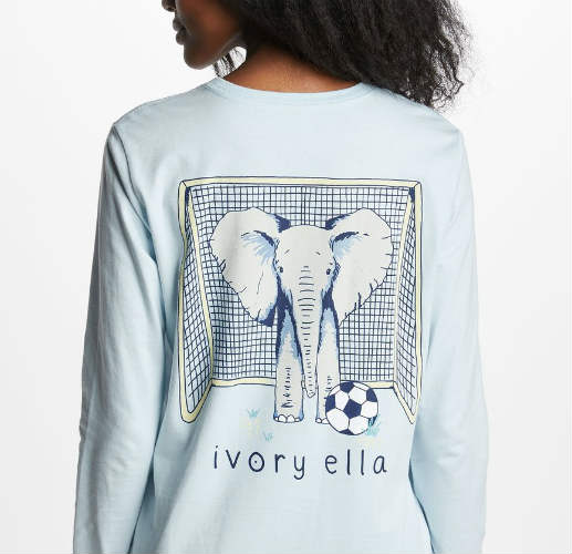 Ivory Ella Fit New Soccer Long Sleeve T-Shirt