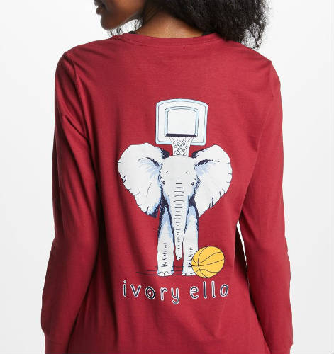 Ivory Ella Fit New Basketball Long Sleeve T-Shirt