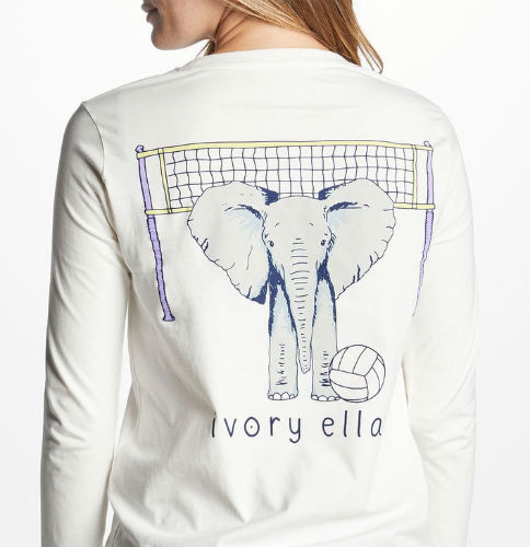 ivory ella long sleeve pullover sweatshirts