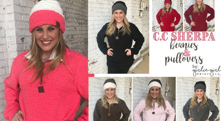 Girlie Girl Originals Sherpa Pullovers