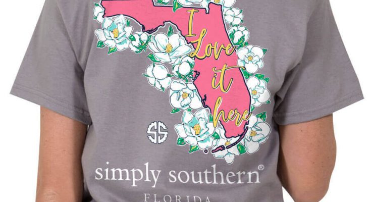 Simply Southern Preppy Tees Florida I Love it Here T-shirts