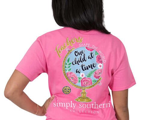 Simply Southern T-Shirts - One Child AT A Time - Teacher Tee
