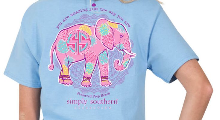 Simply Southern Elephant Shirt - Boho Preppy Style