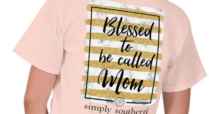 Simply Southern Mom Shirts - Blessed To Be Called Mom T-Shirt