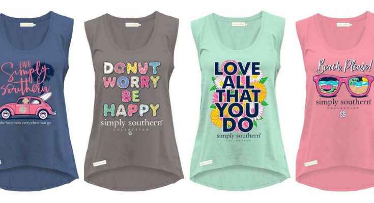 Simply Southern Tanks Tops - New Summer T-Shirts