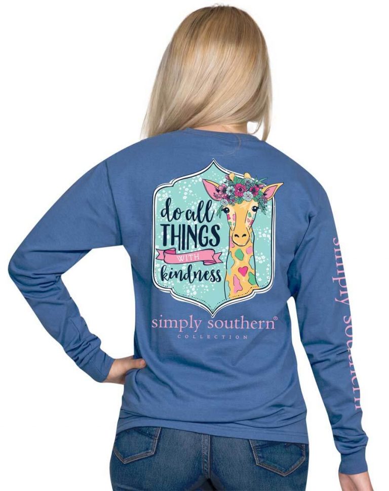Simply Southern Preppy Collection Kind Long Sleeve T-shirt