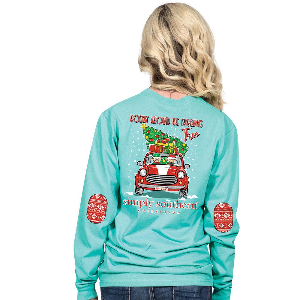 Simply Southern Rocking Around Christmas Tree T-Shirt