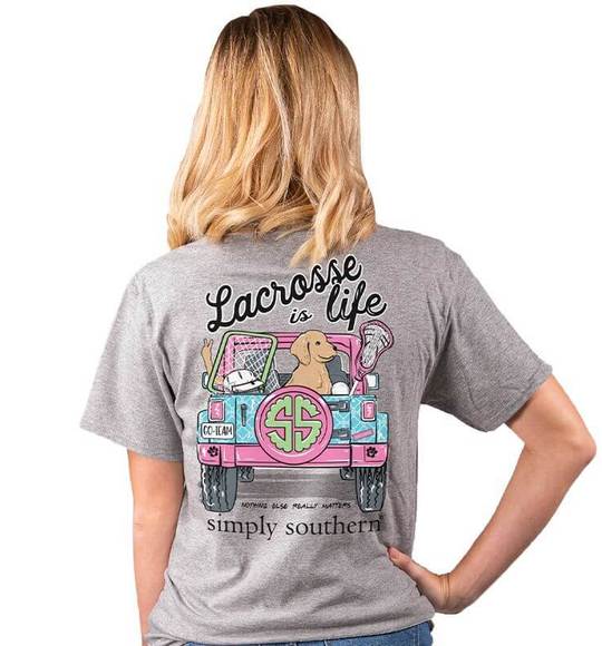 Lacrosse Is Life – Simply Southern Jeep Shirts