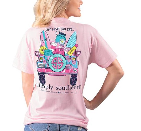 Live What You Love – Simply Southern Jeep Shirts