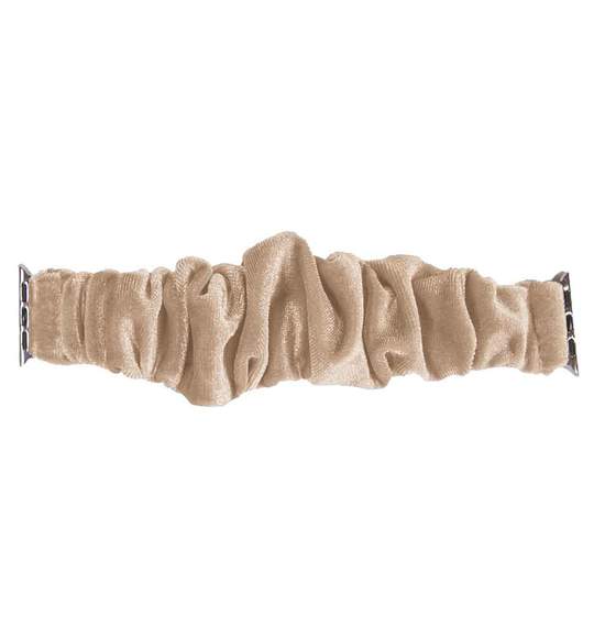 Simply Southern Velvet Scrunchie Watch Band in Beige