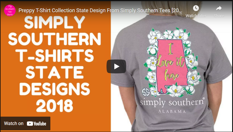 New Simply Southern States T-Shirts For 2018